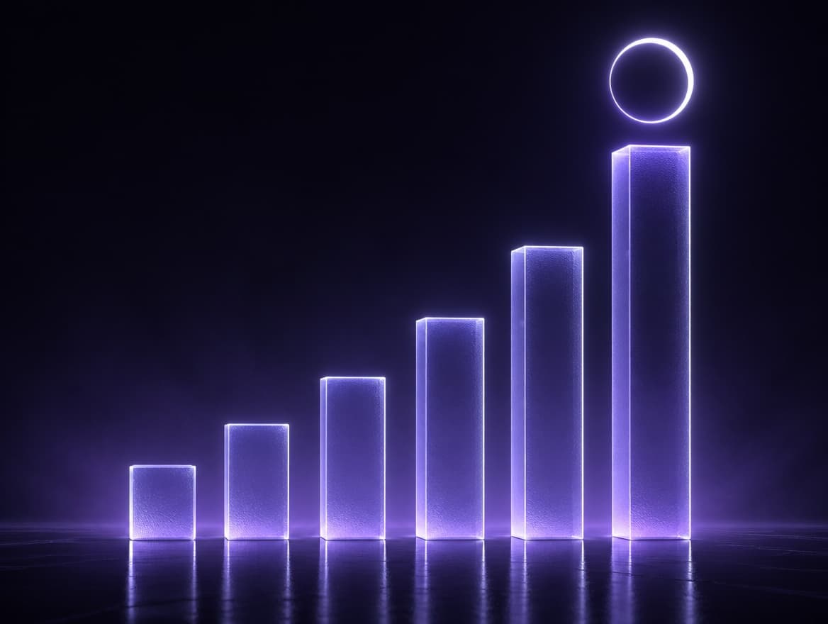 Seis monolitos de cristal que crecen hacia un anillo de luz: los seis rangos de ZUNO